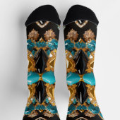 バハマ地球に優しカラー付きメンソックス ソックス (上部)