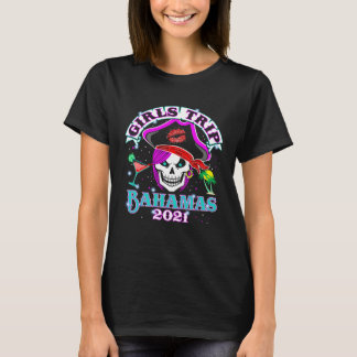 バハマ女子旅2021 ブライズパーティー バケーション Tシャツ
