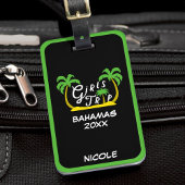 バハマ女子旅 カリブ海の島々でのバケーション ラゲッジタグ