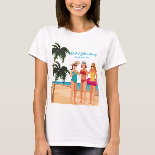 バハマ女子旅・バチェラー・パーティ・バケーション Tシャツ (正面)