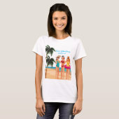 バハマ女子旅・バチェラー・パーティ・バケーション Tシャツ (正面フル)