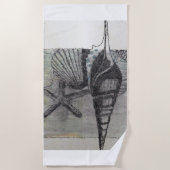 バハマ島:ビーチタオル ビーチタオル (正面)