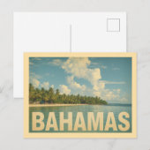 バハマ旅行 ヴィンテージ ポストカード (正面/裏面)