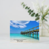 バハマ桟橋旅行代理店はがき ポストカード (スタンド正面)