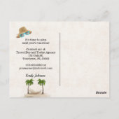 バハマ桟橋旅行代理店はがき ポストカード (裏面)