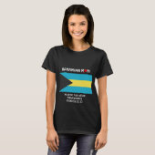 バハマ母ルビー以上の価値PROV 31黒 Tシャツ (正面フル)