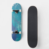 バハマ沖の大西洋海 スケートボード (正面)