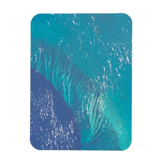 バハマ沖の大西洋海 マグネット (縦)