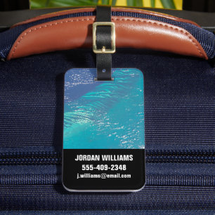 バハマ沖の大西洋海 ラゲッジタグ