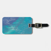 バハマ沖の大西洋海 ラゲッジタグ (正面横)