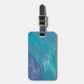 バハマ沖の大西洋海 ラゲッジタグ (正面縦)