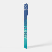 バハマ沖の大西洋海 iPhone 15ケース (右側面)