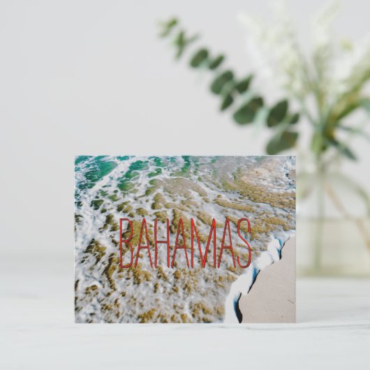 バハマ波 ポストカード (スタンド正面)