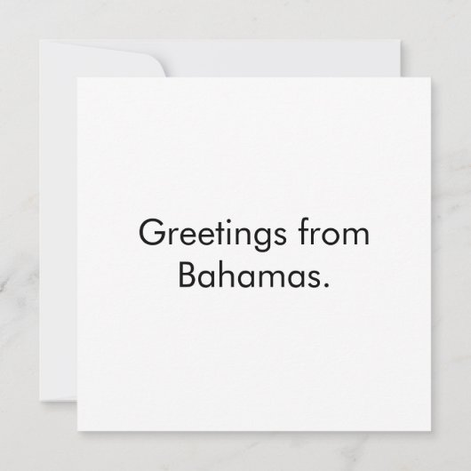 バハマ泳ぐ豚2024 招待状 (裏面)