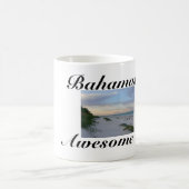 バハマ浜の引用文のコーヒー・マグ コーヒーマグカップ (中央)