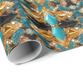 バハマ色の特殊な包装紙 ラッピングペーパー (ロールコーナー)