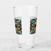 バハマ色ガラス杯 タンブラーグラス (左)