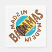 バハマ製 スタンダードランチョンナプキン (正面)
