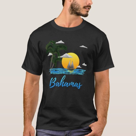 バハマ諸島のバケーション Tシャツ (正面)