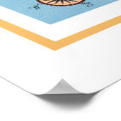 バハマ諸島の地図18x24 ポスター (角)