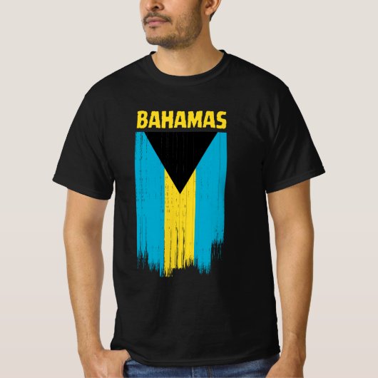 バハマ諸島の旗 Tシャツ (正面)