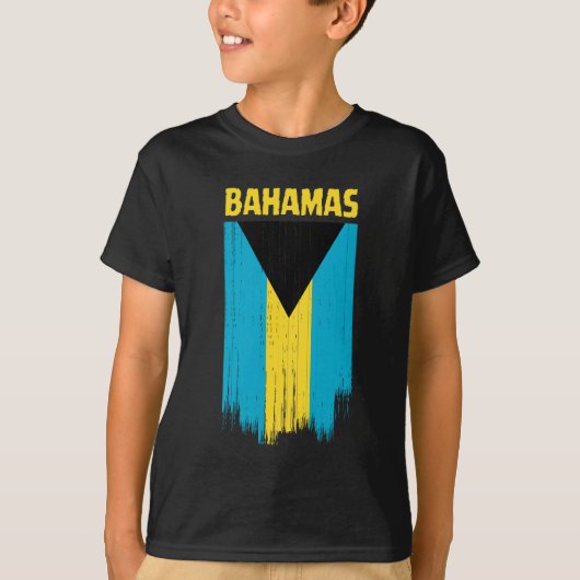 バハマ諸島の旗 Tシャツ (正面)
