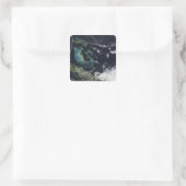 バハマ諸島の衛星観測 スクエアシール (バッグ)