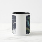 バハマ諸島の衛星観測 マグカップ (中央)