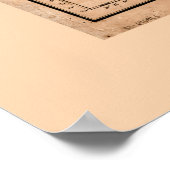 バハマ諸島地図（1817年） ポスター (角)