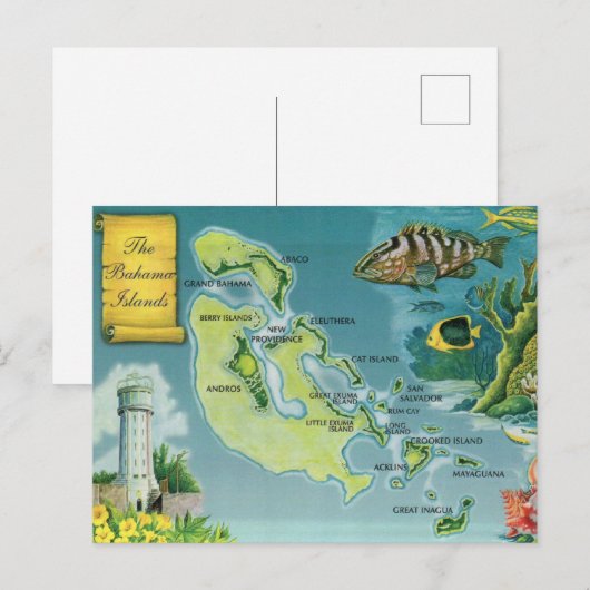 バハマ諸島 ポストカード (正面/裏面)