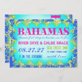 バハマ2ターゲット招待状 招待状 (正面/裏面)