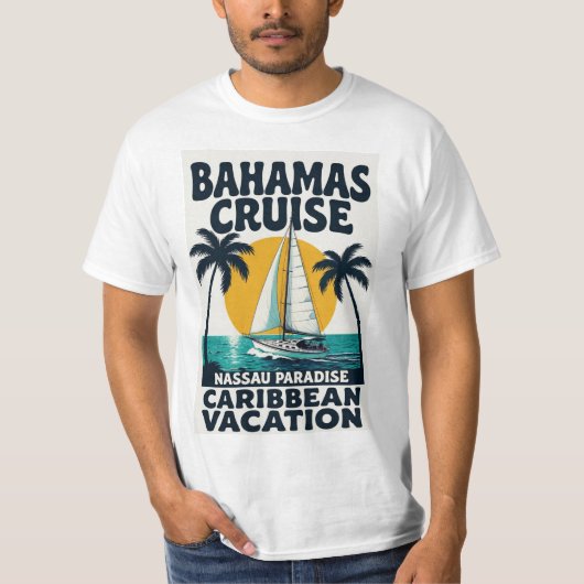 バハマ クルーズ ナッソー パラダイス Tシャツ (正面)