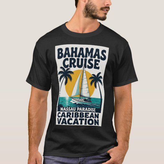 バハマ クルーズ ナッソー パラダイス Tシャツ (正面)