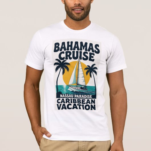 バハマ クルーズ ナッソー パラダイス Tシャツ (正面)