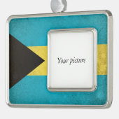 バハマ シルバープレートフレームオーナメント (左)