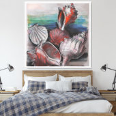 バハマ・シーシェル交響曲第002番 キャンバスプリント (インサイチュ (寝室))