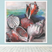 バハマ・シーシェル交響曲第002番 キャンバスプリント (インサイチュ (ウッドフロア))