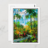 バハマ、ジャングルを乗り越え、ヴィンテージ、旅行 ポストカード (正面/裏面)