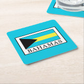 バハマ スクエアペーパーコースター (アングル)