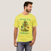 バハマ，バハマの紋章 Tシャツ (正面フル)