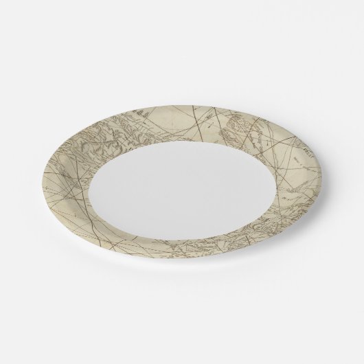 バハマ·バンクの一部を持つキューバ島 ペーパープレート (アングル)