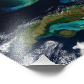 バハマ、フロリダ、キューバ フォトプリント            (角)