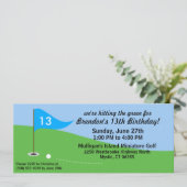 バハマ·ブルーがグリーン·ゴルフの誕生日パーティーをヒット 招待状 (スタンド正面)