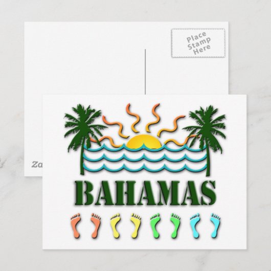バハマ ポストカード (正面/裏面)