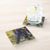 バハマ，モーニングズキャッチ，ハーバーアイランド ガラスコースター (アングル)