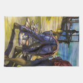 バハマ，モーニングズキャッチ，ハーバーアイランド キッチンタオル