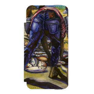 バハマ,モーニングズキャッチ,ハーバーアイランド iPhone SE/5/5sウォレットケース
