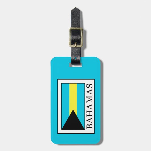 バハマ ラゲッジタグ (正面縦)