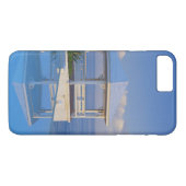 バハマ、ロングアイランド、プールに映るガゼボ Case-Mate iPhoneケース (裏面(横))