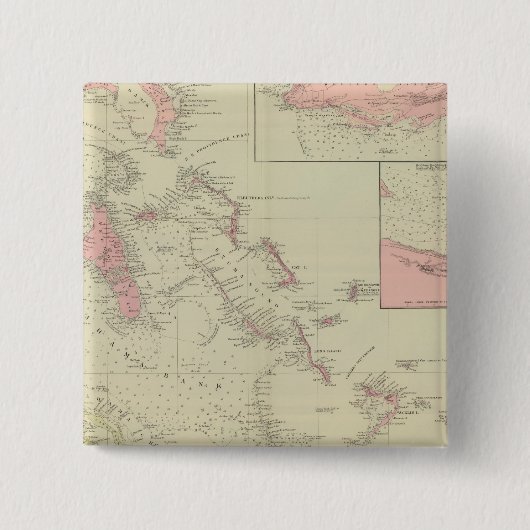 バハマ 缶バッジ (正面)